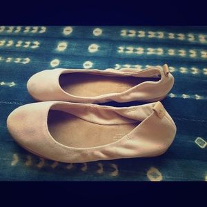 TOMS light pink suede flats - 7.5